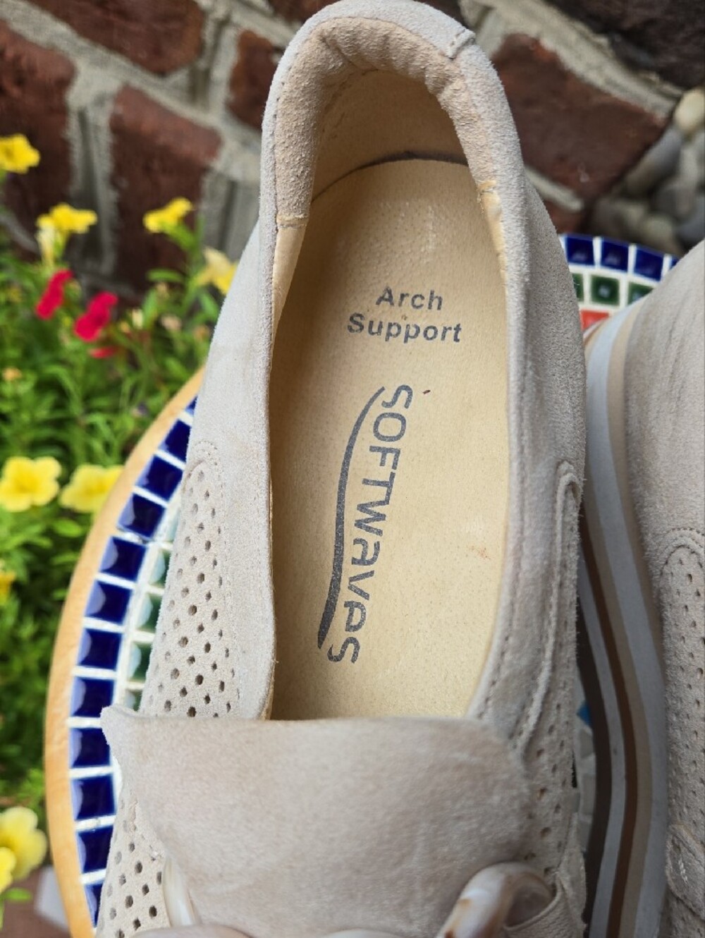 SoftWaves Cadie Tassel Camel Loafer Suede - Picture 9 of 13